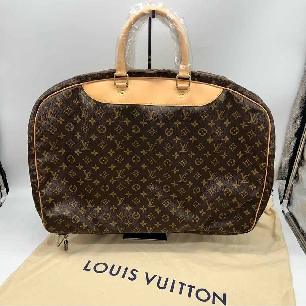 Louis Vuitton Alize 2 Monogram Poches Large Suitcase w/Extra Large LV Dust Bag